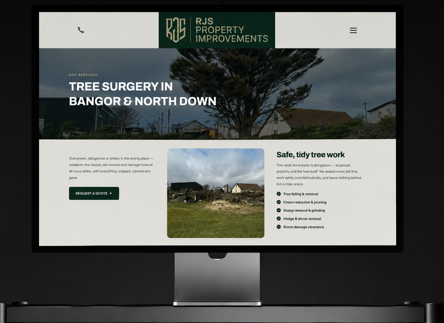 RJS Property Improvements website